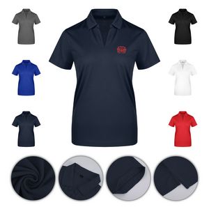 Women's Sport Polo Shirt with Micro Pique Tech