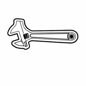 Wrench 2 Key Tag - Spot Color