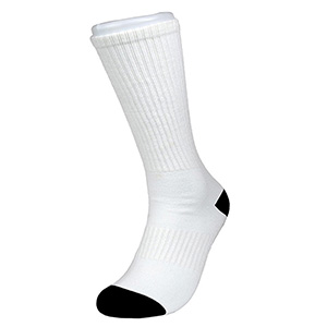 "Wye" Dye Sublimated Crew (Athletic) Socks (Pair)