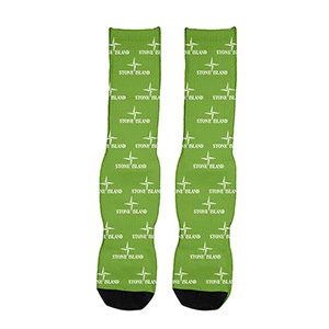 "Wye" Dye Sublimated Crew (Athletic) Socks (Pair)