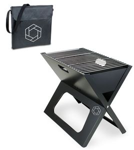X-Grill Portable Charcoal BBQ Grill w/Carry Tote