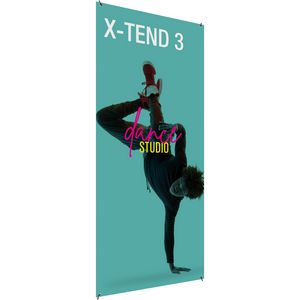 X-tend 3 Spring Back Banner Stand