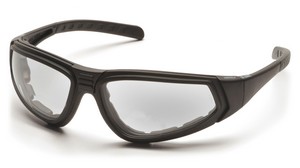 Black Frame with Clear H2X Anti-Fog Lens