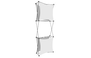 Xclaim 2.5ft Fabric Popup Display Kit 03