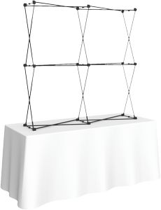Xclaim 5ft Tabletop Fabric Popup Display Kit 01
