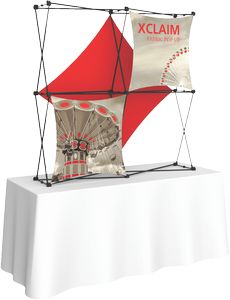 Xclaim 5ft Tabletop Fabric Popup Display Kit 03