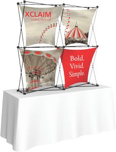 Xclaim 5ft Tabletop Fabric Popup Display Kit 04