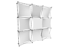 Xclaim 8ft Wide Fabric Popup Display Kit 01
