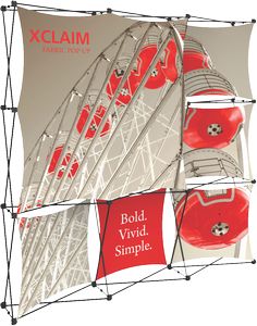 Xclaim 8ft Wide Fabric Popup Display Kit 03