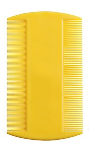 Yellow Neon Flea Comb (3.5" x 2.063")