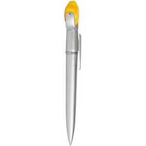 Yellow Star Squeeze Top Pen