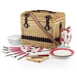 Yellowstone - Moka Picnic Basket w/Deluxe Service for 2