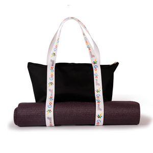 Yoga Tote Bag with Full Color Straps