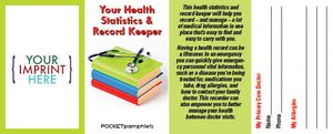 Your Health Statistics & Record Keeper Pocket Pamphlet