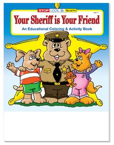 Your Sheriff Is Your Friend Coloring and Activity Book Fun Pack