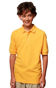 Youth Short Sleeve Pique Polo Shirt
