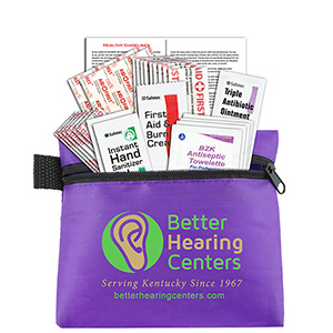 "Zenith" 27 Piece First Aid Kit in Zipper Pouch