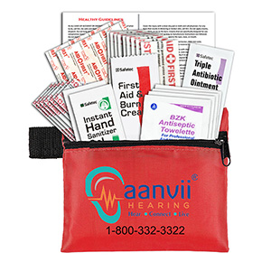 "Zenith" 27 Piece First Aid Kit in Zipper Pouch