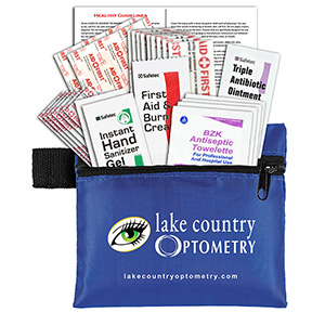 "Zenith" 27 Piece First Aid Kit in Zipper Pouch