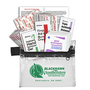 "Zenith" 27 Piece First Aid Kit in Zipper Pouch