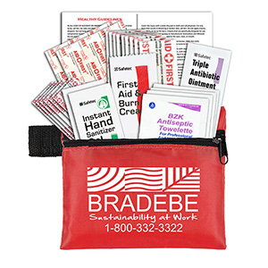 "Zenith" 27 Piece First Aid Kit in Zipper Pouch
