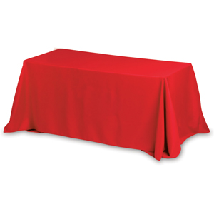 "Zenyatta 6" 4-Sided Throw Style Table Cover Throw (Full Color Imprint)