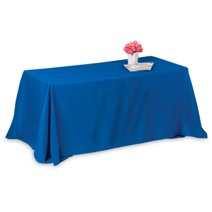 "Zenyatta 8" 4-Sided Throw Style Table Cover Throw (Screen Imprint)