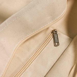Zip & Go Canvas Tote Bag