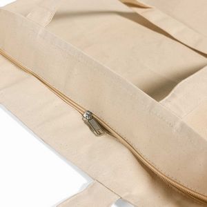 Zip & Go Canvas Tote Bag