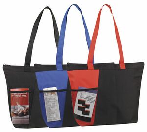 Zipper Bottle Tote Bag