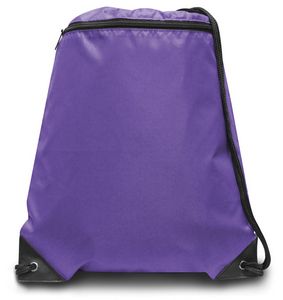 Zipper Drawstring Backpack