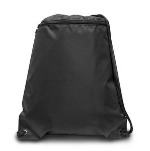 Zipper Drawstring Backpack