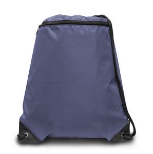 Zipper Drawstring Backpack