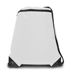 Zipper Drawstring Backpack