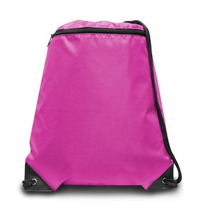 Zipper Drawstring Backpack