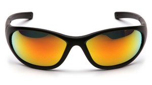 Matte Black Frame with Ice Mirrored Lens