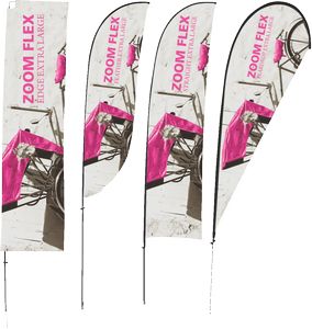 Zoomâ„¢ Flex Extra Large Outdoor Flag Single Sided