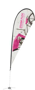 Zoomâ„¢ Flex Large Outdoor Flag Double Sided