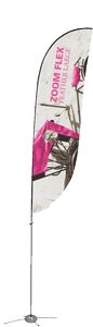 Zoomâ„¢ Flex Large Outdoor Flag Double Sided