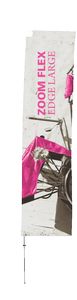 Zoomâ„¢ Flex Large Outdoor Flag Double Sided
