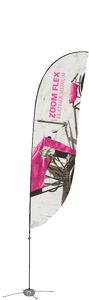 Zoomâ„¢ Flex Medium Outdoor Flag Double Sided
