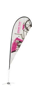 Zoomâ„¢ Flex Medium Outdoor Flag Double Sided