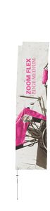 Zoomâ„¢ Flex Medium Outdoor Flag Double Sided