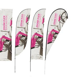 Zoomâ„¢ Flex Medium Outdoor Flag Single Sided