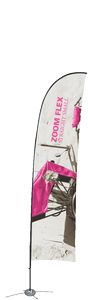 Zoomâ„¢ Flex Small Outdoor Flag Double-Sided