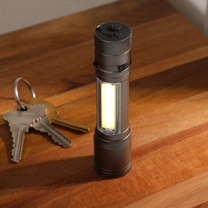 reNew Dual Led/COB Rechargeable Flashlight