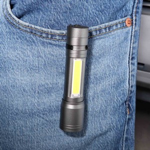 reNew Dual Led/COB Rechargeable Flashlight