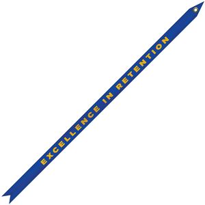 1 3/8" x 36" Custom Printed Knit Polyester Streamer