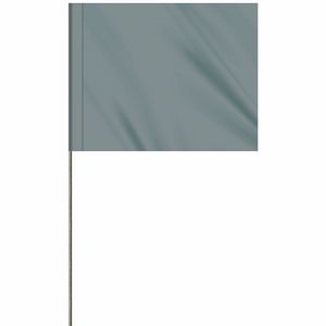 1-Color 4" x 5" Custom Vinyl Marking Flag with 18" Wire