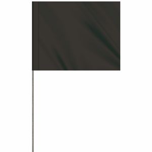 1-Color 4" x 5" Custom Vinyl Marking Flag with 18" Wire
